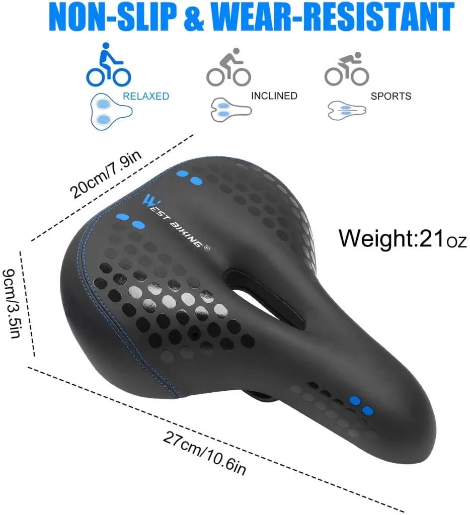 Best Comfortable Bike Seats West Biking Seat Image 4