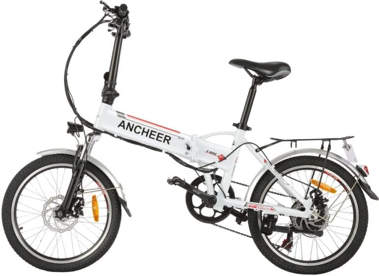 Best Electric Bikes For Food Delivery Ancheer Folding Ebike Image 1
