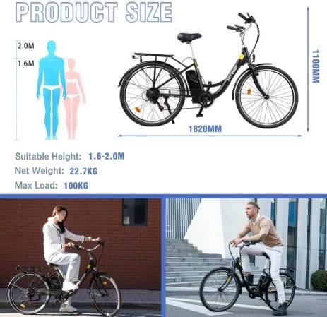Best Electric Bikes For Food Delivery Hitway Ebike Image 7