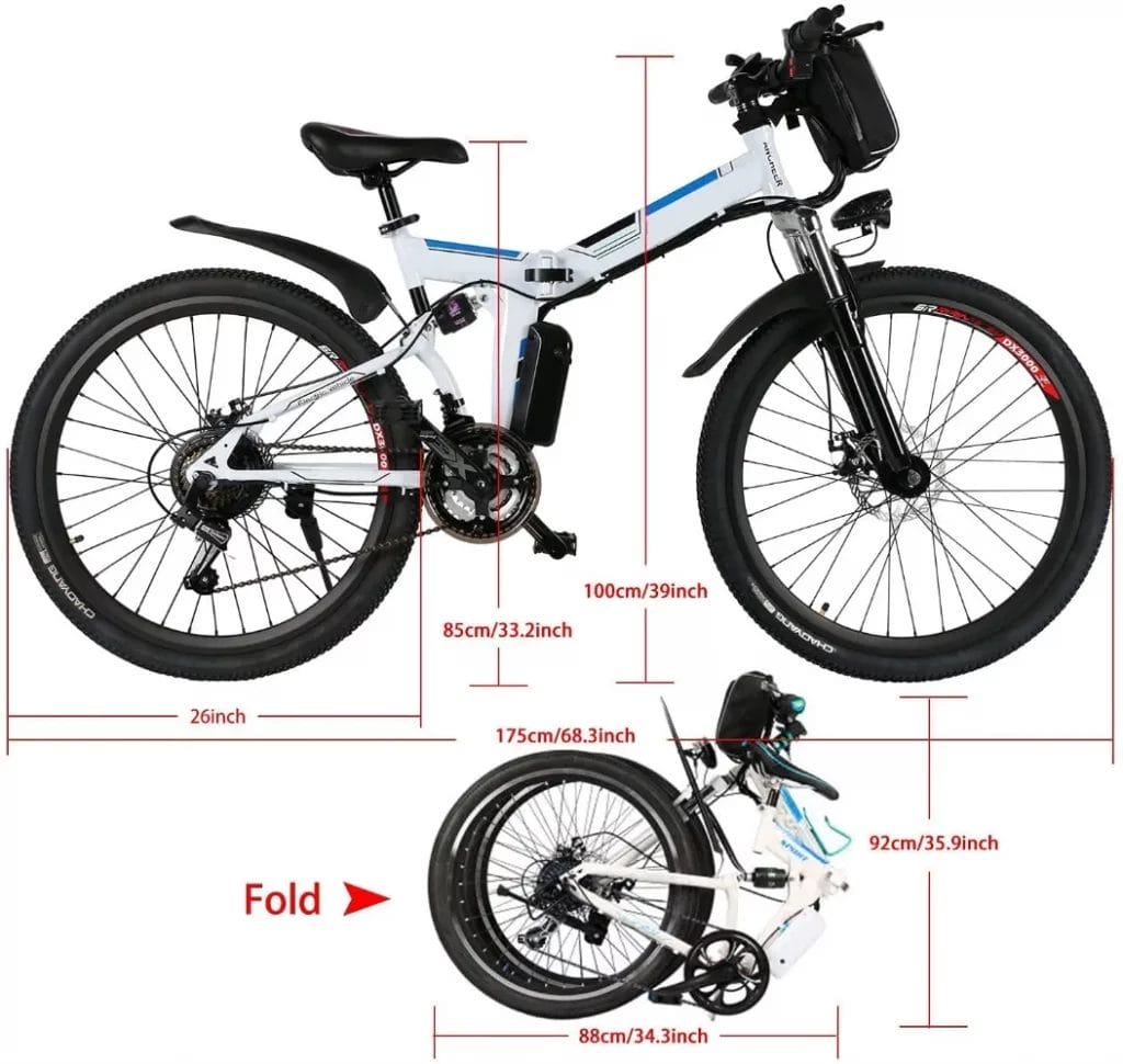 Best Electric Mini Bikes The Eloklem 26 Electric Bike 3