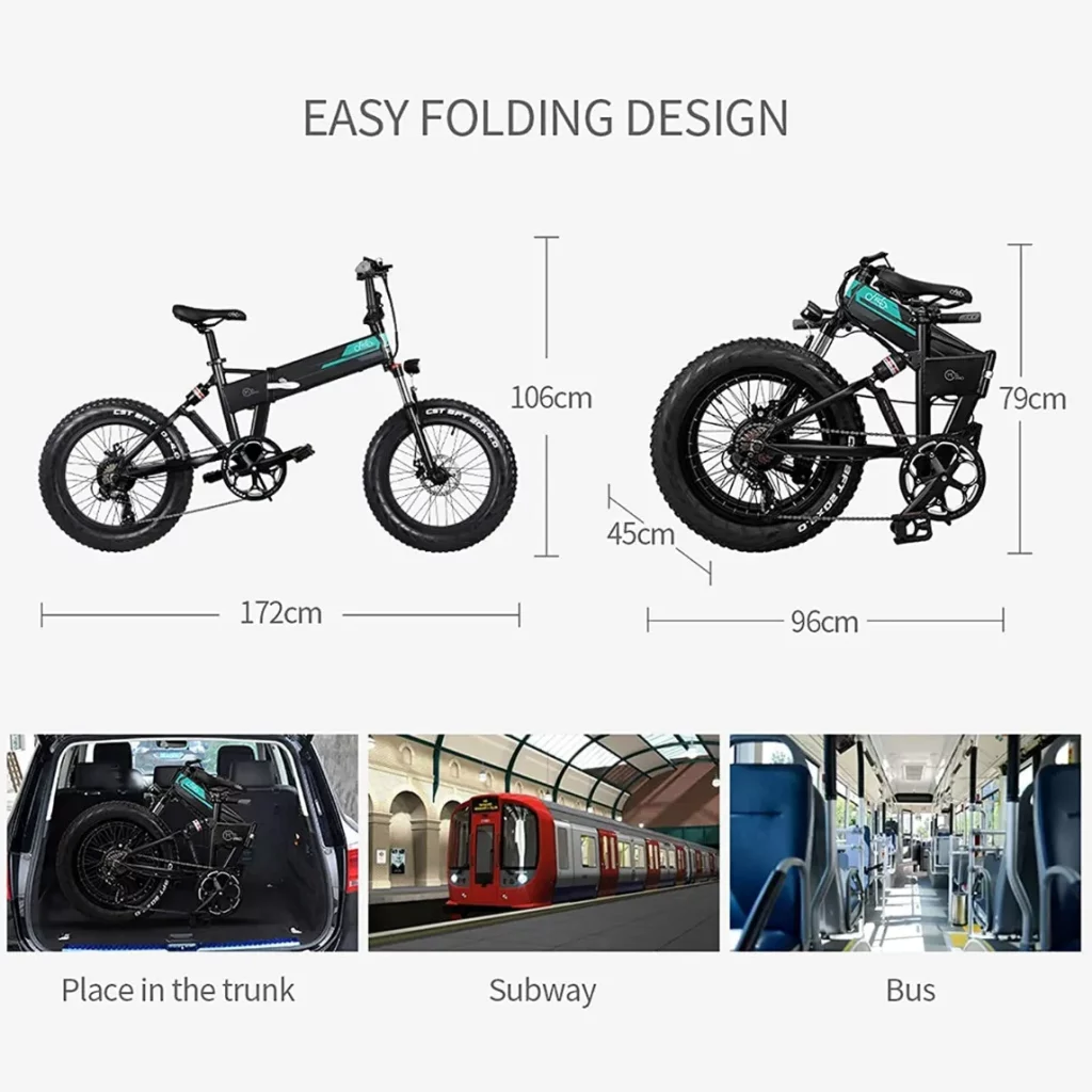 Best Fastest Speed Ebikes FIIDO M1 Pro Folding Ebike 2