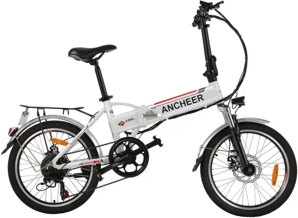 Best Folding Ebikes ANCHEER 20 Folding Electric Bike for Adults 1