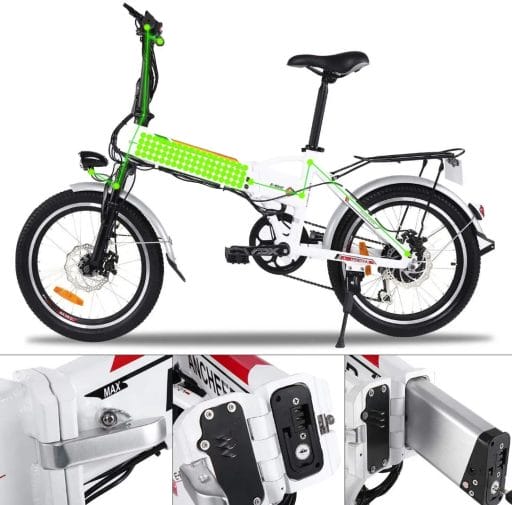 Best Folding Ebikes ANCHEER 20 Folding Electric Bike for Adults 3