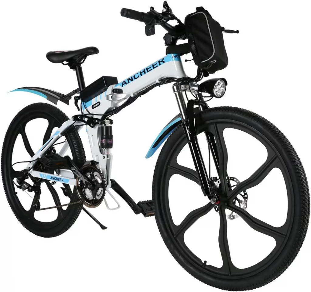 Best Folding Ebikes ANCHEER Electric Mountain Bike 1