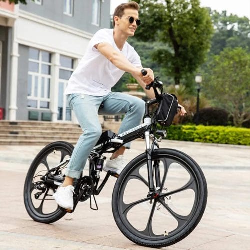 Best Gravel Electric Bikes ANCHEER Electric Mountain Bike 2