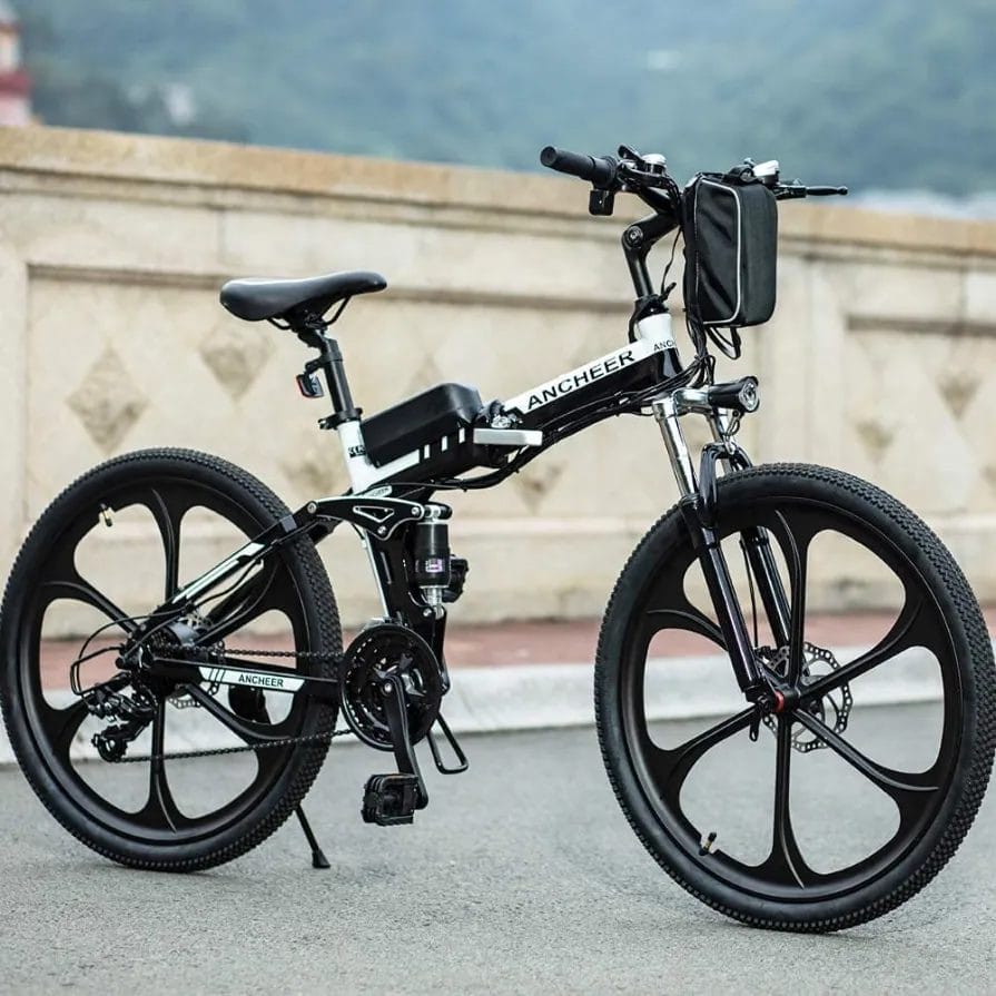 Best Gravel Electric Bikes ANCHEER Electric Mountain Bike 8