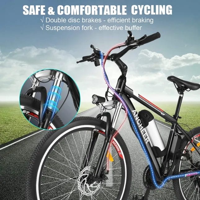 The Best Electric Bikes For Under £2000 Reviews Ancheer Mountain Bike 4