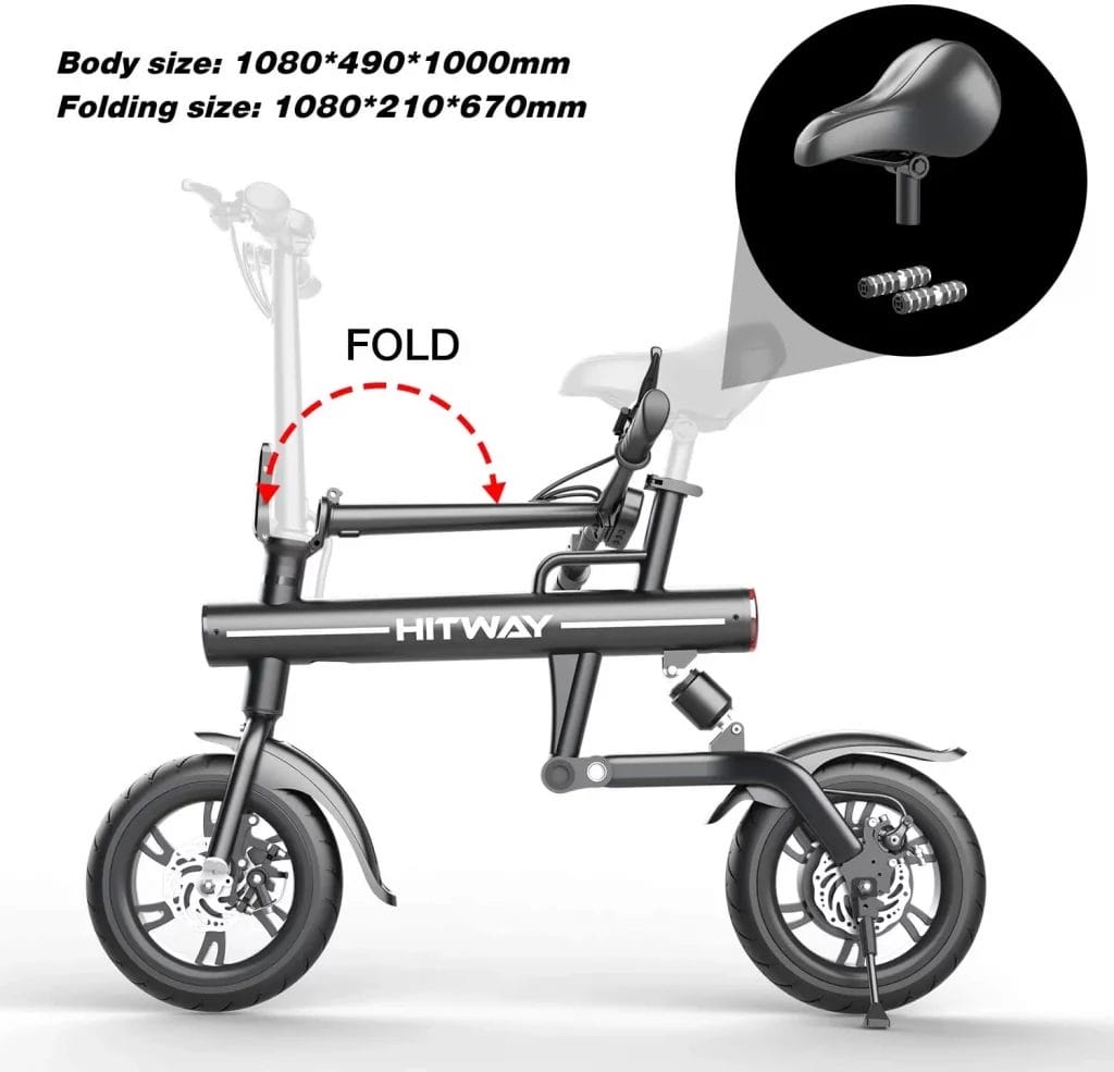 The Electric Bikes For Under £500 Reviews HITWAY Electric Bike 3