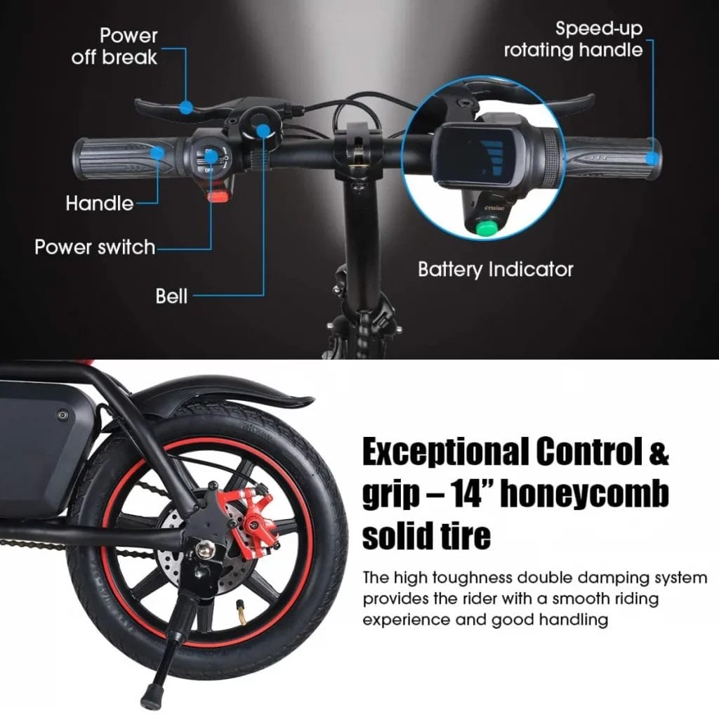 The Electric Bikes For Under £500 Reviews TOEU Electric Bike 3