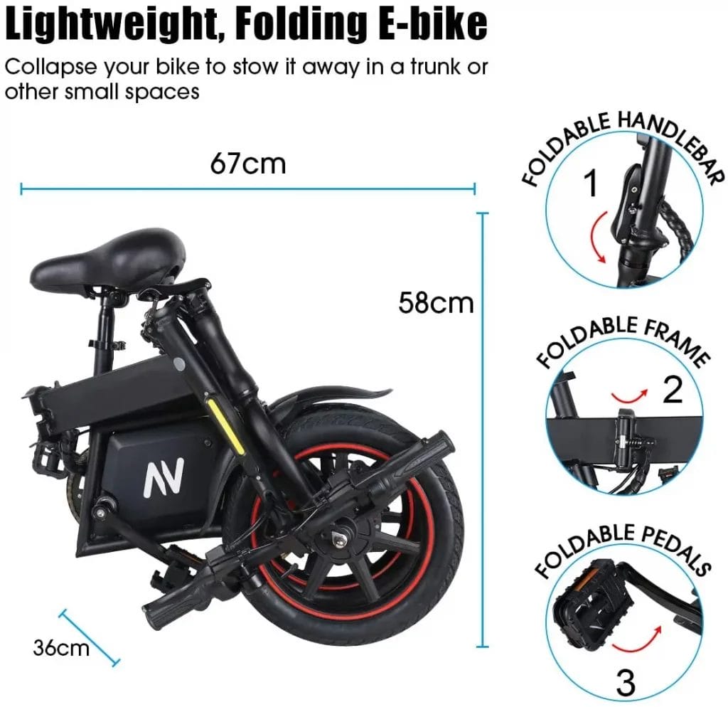 The Electric Bikes For Under £500 Reviews TOEU Electric Bike 4